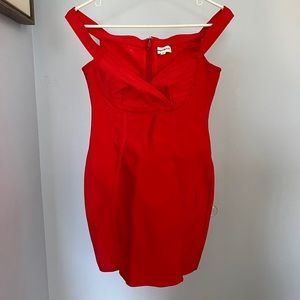 Revolve Red Mini Bodycon Dress